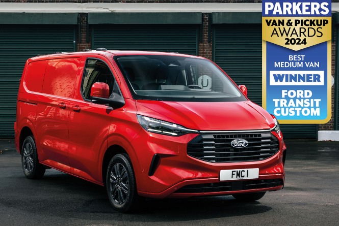 Ford Transit Custom named Parkers Commercial Vehicle of The Year 2024 - Van  Life Matters